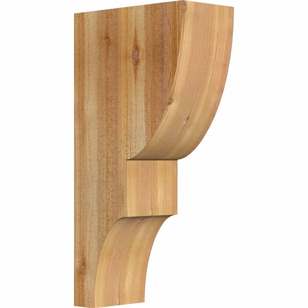 Ekena Millwork Ridgewood Rough Sawn Corbel, Western Red Cedar, 6"W x 12"D x 24"H COR06X12X24RID00RWR - main